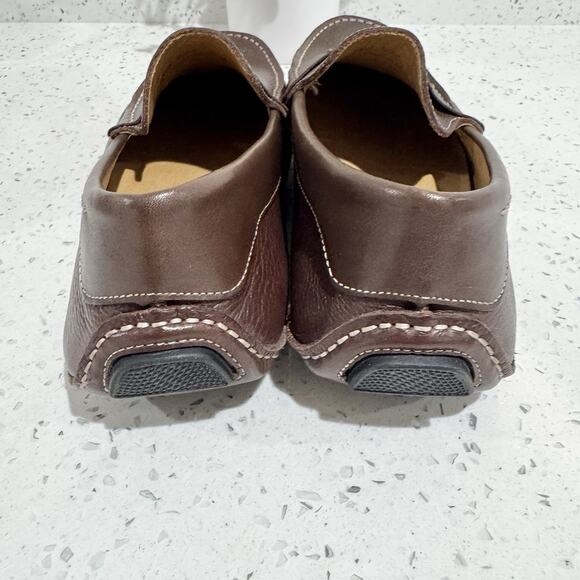 Men’s Massimo Matteo Florencia Penny Drivers Brown Leather Size 9 Golf #VD